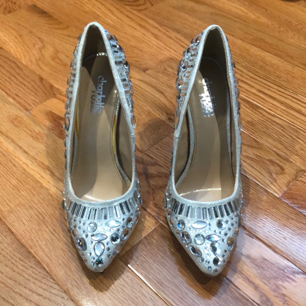 Silver heels